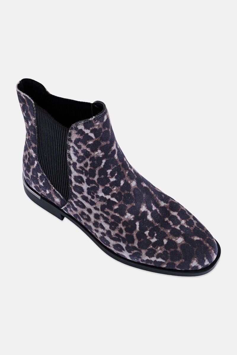 NINE WEST Women Medium Slip On Ankle Boots, Dark Grey - Image 1